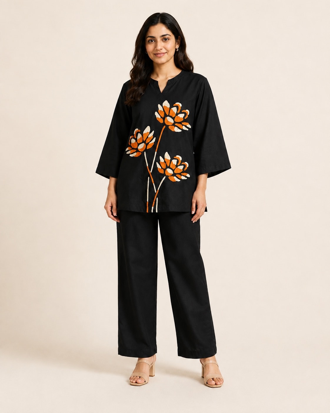 Midnight Bloom Co-ord Set