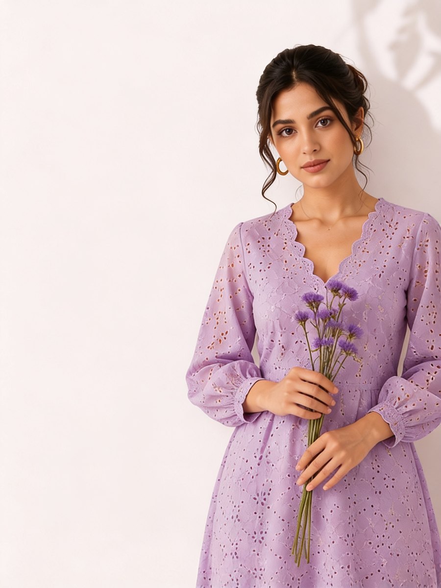 Made-to-order Schiffliz co-ord set